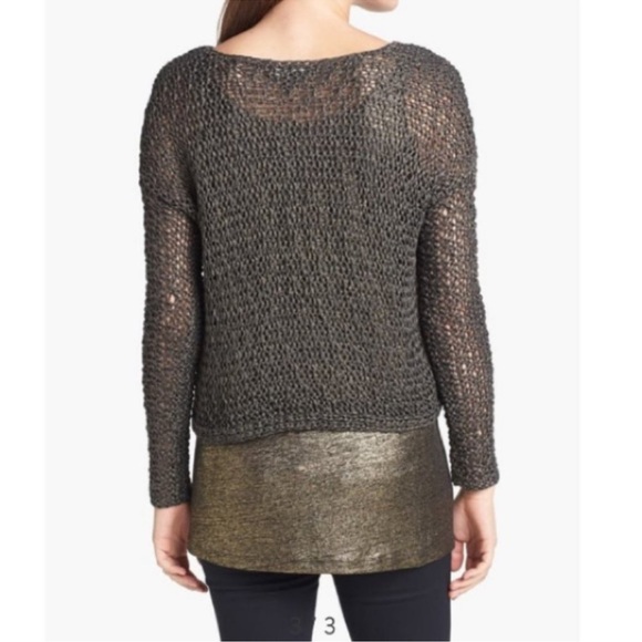 Bronze NEW WITH TAG ELIEEN FISHER🧚🏽KNOTTED OPEN TWIST TOP🧚🏽Size Medium - Picture 2 of 8